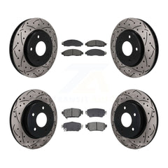 Transit Auto KDS-101593 Disc Brake Kit for 2018-2023 Nissan LEAF - Front and Rear