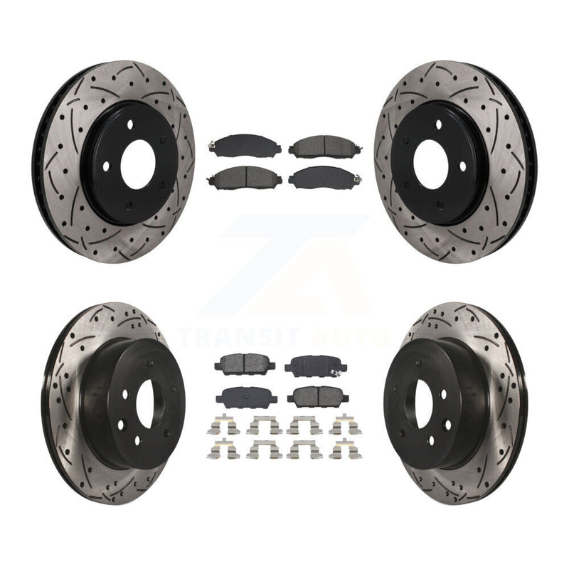 Transit Auto KDS-101594 Disc Brake Kit for 2018-2022 Nissan LEAF - Front and Rear