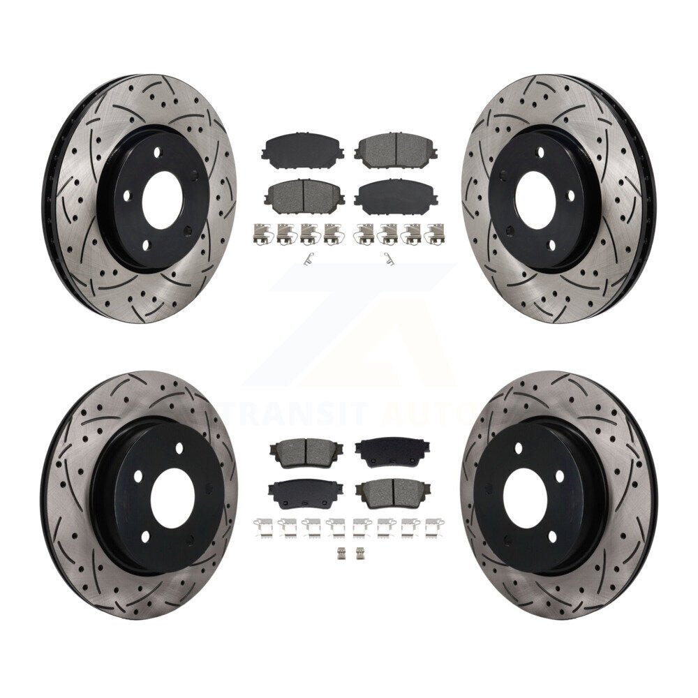 Transit Auto KDS-101596 Disc Brake Kit for 2022-2023 Nissan Rogue - Front and Rear