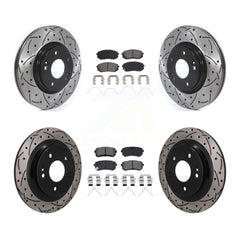 Transit Auto KDS-101597 Disc Brake Kit for 2018-2024 Hyundai Kona, Kia Seltos - Front and Rear