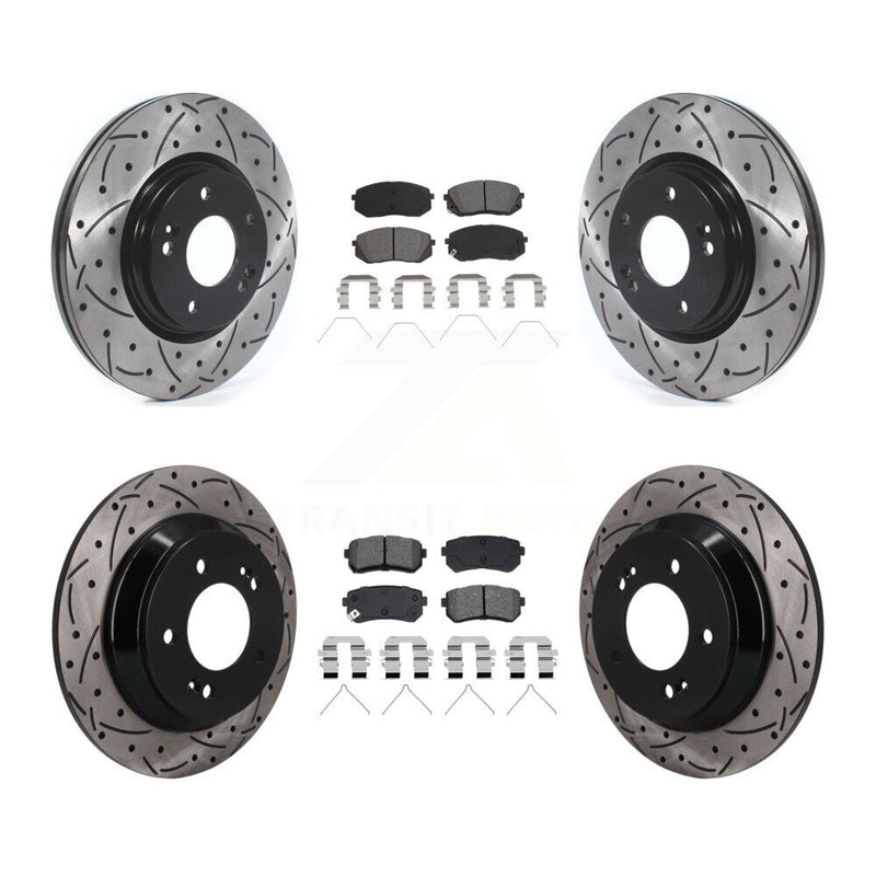 Transit Auto KDS-101598 Disc Brake Kit for 2018-2021 Hyundai Kona - Front and Rear