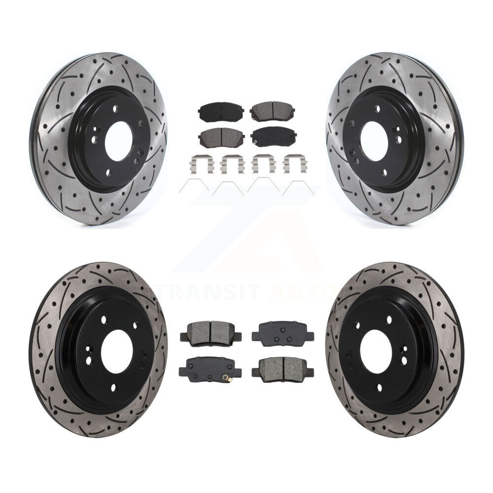 Transit Auto KDS-101599 Disc Brake Kit for 2021-2024 Kia Seltos - Front and Rear
