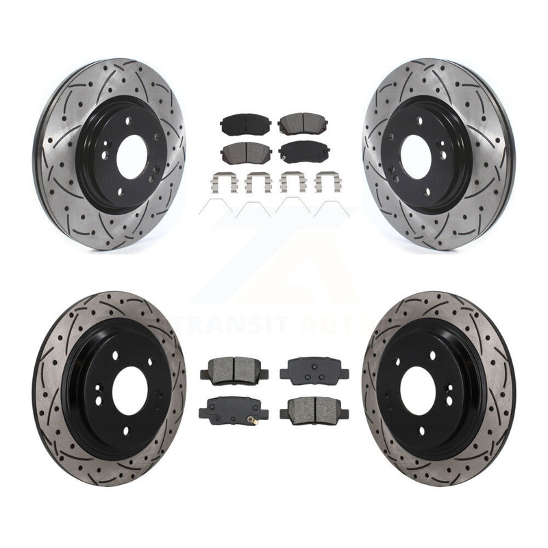 Transit Auto KDS-101599 Disc Brake Kit for 2021-2024 Kia Seltos - Front and Rear