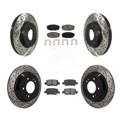 Transit Auto KDS-101600 Disc Brake Kit for 2021-2024 Kia Seltos - Front and Rear