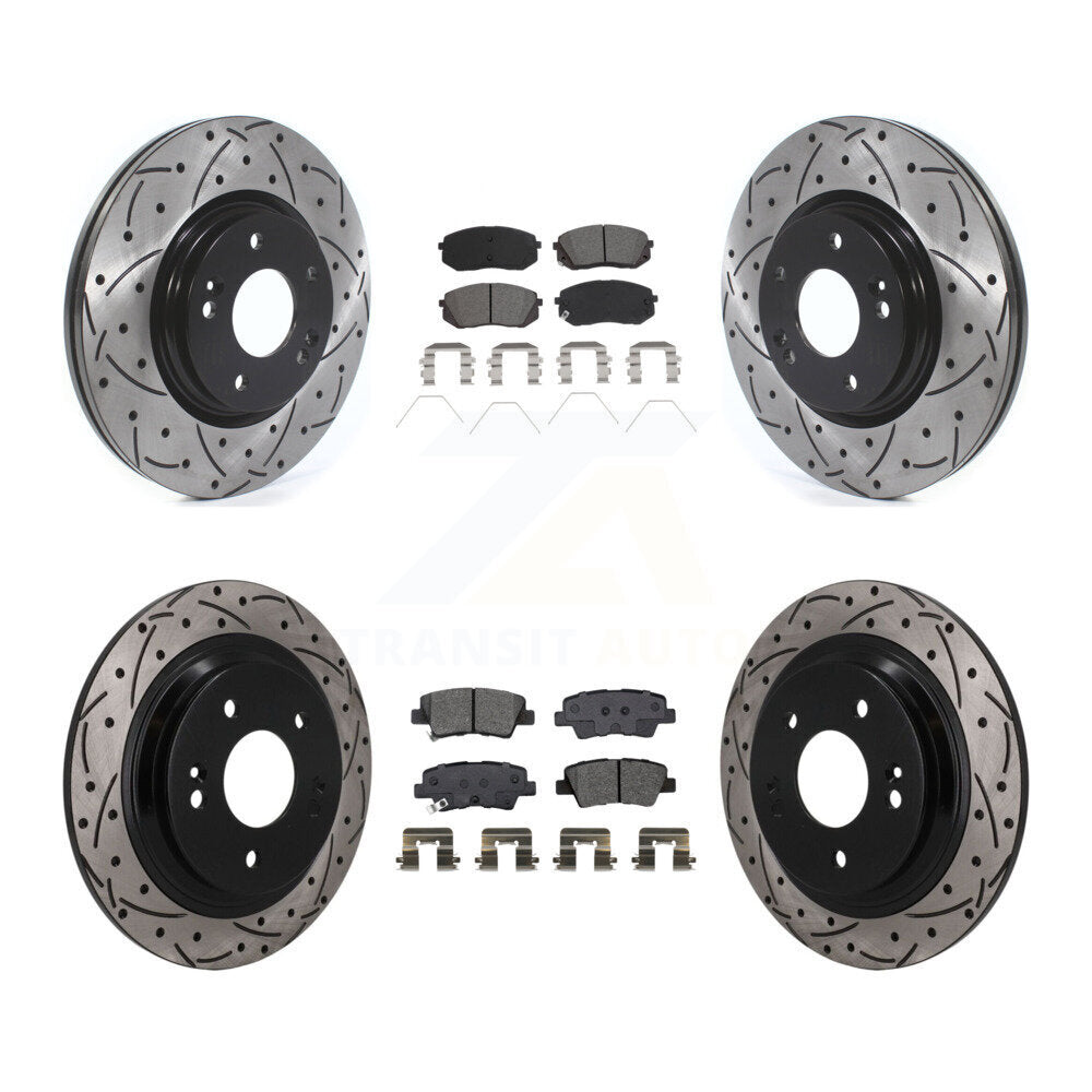 Transit Auto KDS-101601 Disc Brake Kit for 2022-2023 Hyundai Kona - Front and Rear