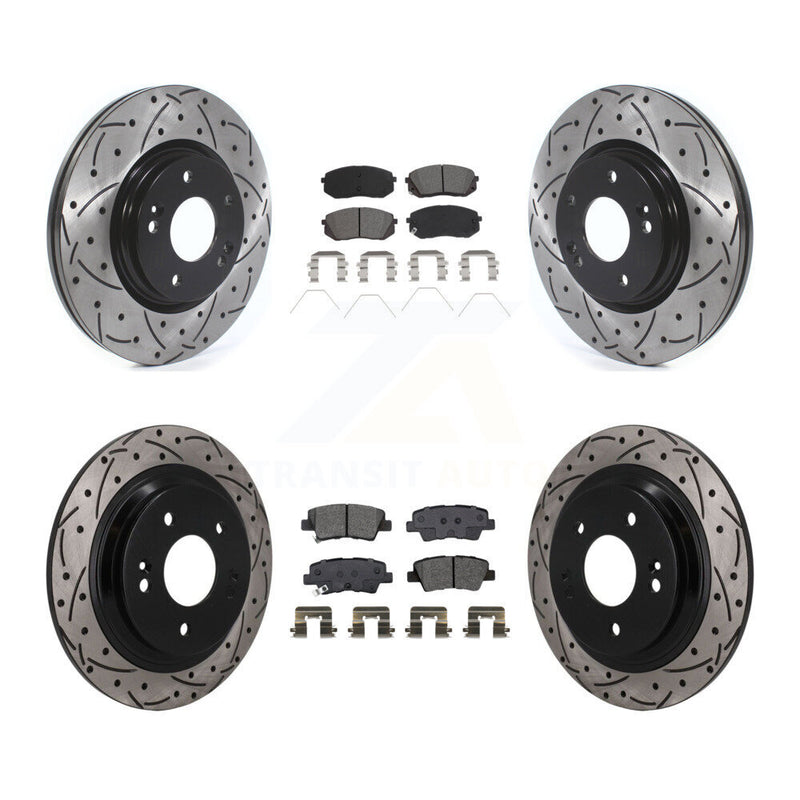 Transit Auto KDS-101601 Disc Brake Kit for 2022-2023 Hyundai Kona - Front and Rear