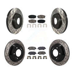 Transit Auto KDS-101602 Disc Brake Kit for 2022 Hyundai Kona - Front and Rear