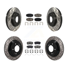 Transit Auto KDS-101603 Disc Brake Kit for 2022 Hyundai Kona - Front and Rear