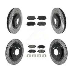 Transit Auto KDS-101604 Disc Brake Kit for 2019-2020 Hyundai Nexo - Front and Rear