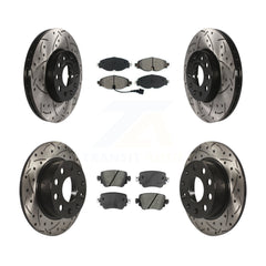 Transit Auto KDS-101606 Disc Brake Kit for 2015 Volkswagen Golf SportWagen - Front and Rear