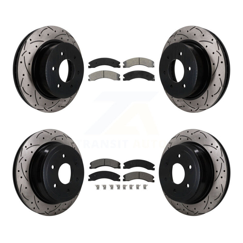 Transit Auto KDS-101608 Disc Brake Kit for 2016-2024 Nissan TITAN XD - Front and Rear