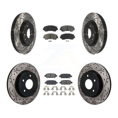 Transit Auto KDS-101609 Disc Brake Kit for 2017-2019 Nissan Rogue Sport, Nissan Qashqai - Front and Rear