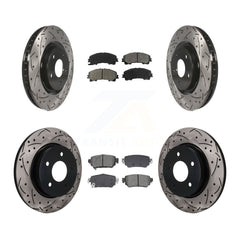 Transit Auto KDS-101611 Disc Brake Kit for 2019 Nissan Rogue - Front and Rear