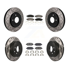 Transit Auto KDS-101612 Disc Brake Kit for 2011-2014 Nissan LEAF - Front and Rear