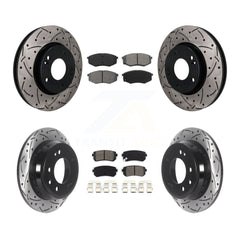 Transit Auto KDS-101613 Disc Brake Kit for 2010-2012 Kia Sportage, Hyundai Tucson - Front and Rear