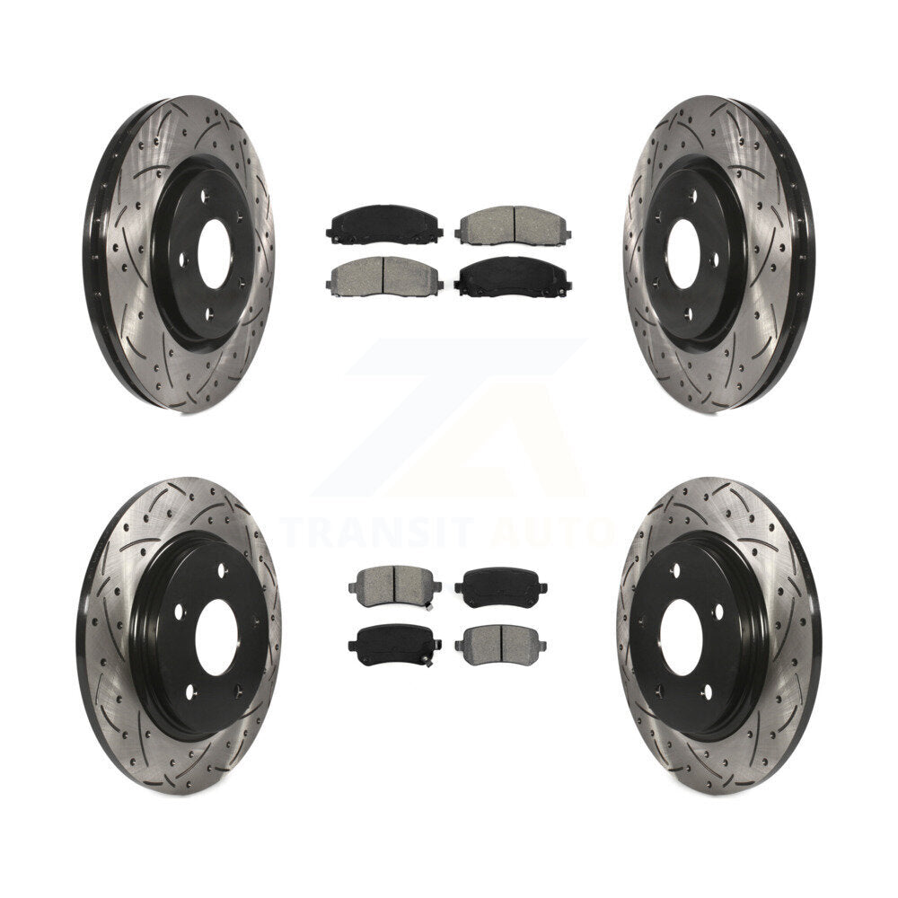 Transit Auto KDS-101614 Disc Brake Kit for 2009-2011 Volkswagen Routan - Front and Rear