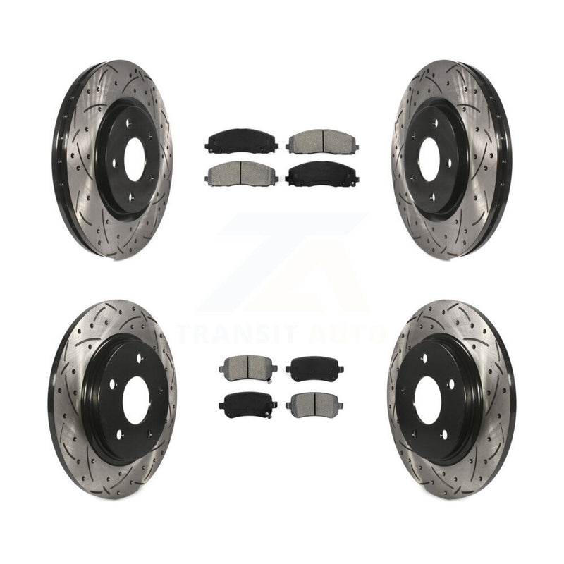 Transit Auto KDS-101614 Disc Brake Kit for 2009-2011 Volkswagen Routan - Front and Rear