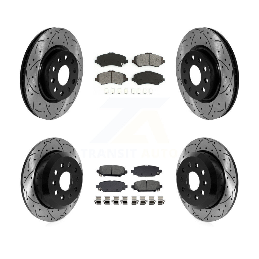 Transit Auto KDS-101615 Disc Brake Kit for 2018-2020 Jeep Wrangler - Front and Rear