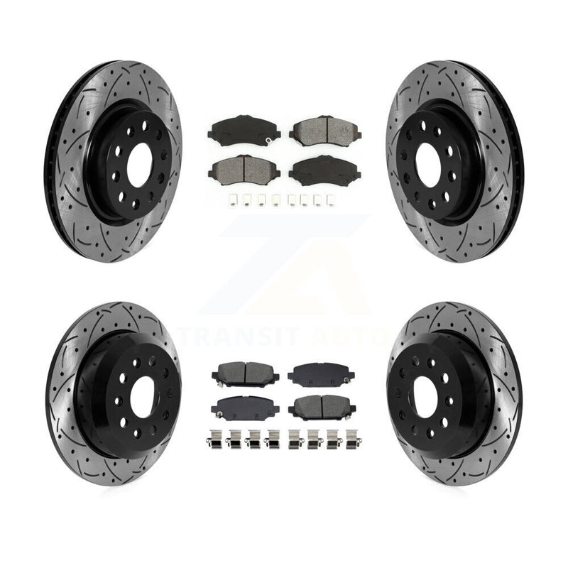 Transit Auto KDS-101615 Disc Brake Kit for 2018-2020 Jeep Wrangler - Front and Rear