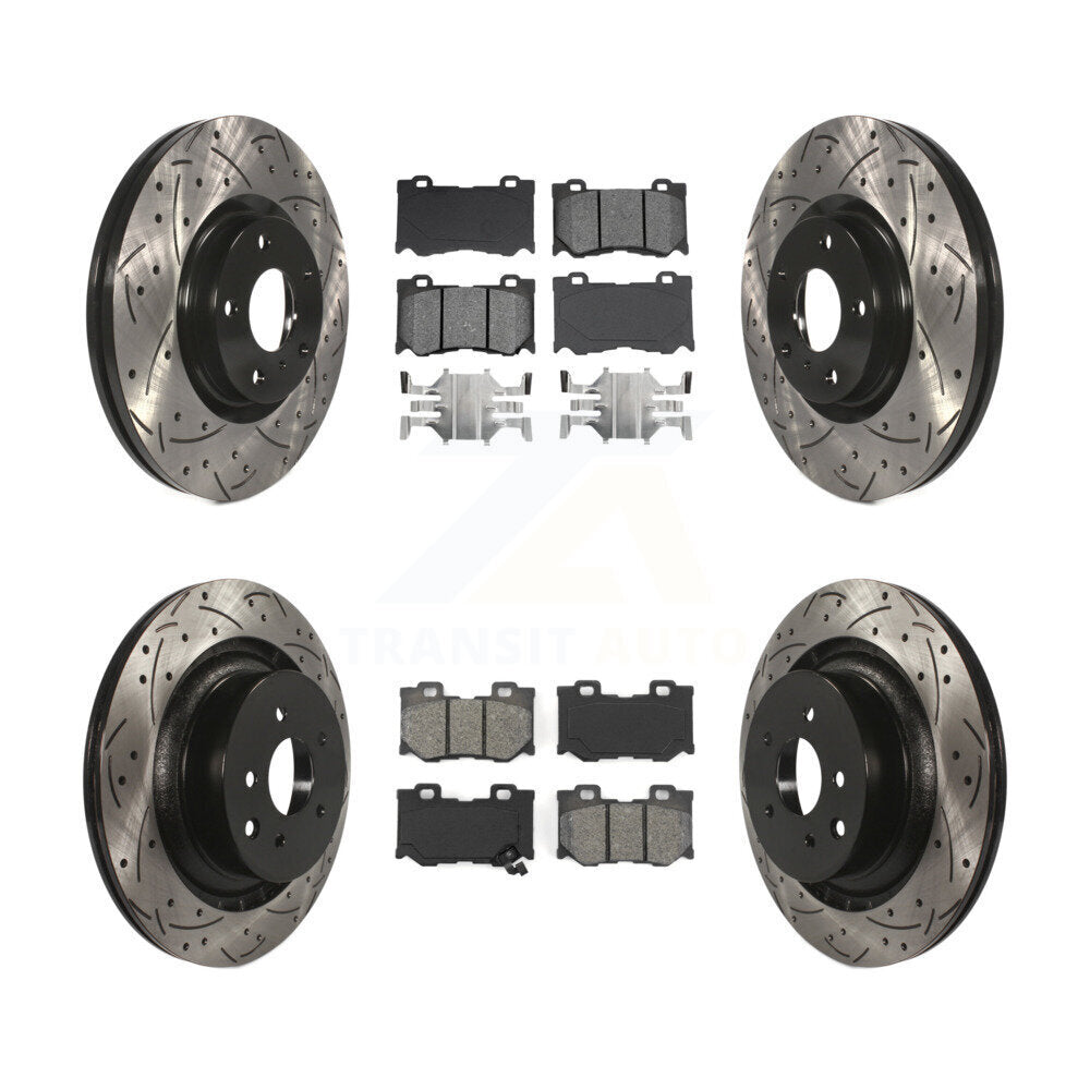 Transit Auto KDS-101616 Disc Brake Kit for 2009-2013 INFINITI G37 - Front and Rear