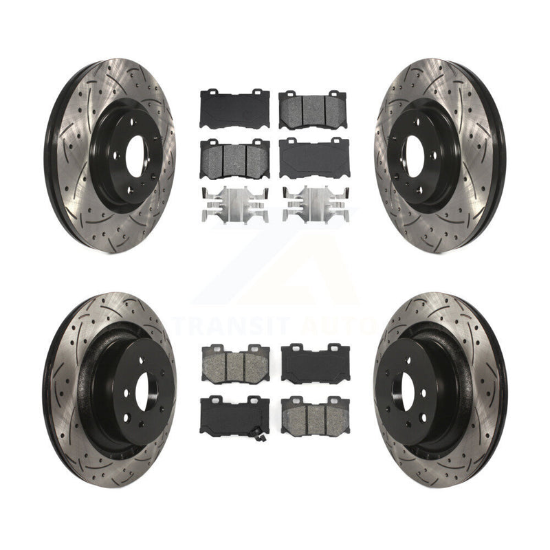 Transit Auto KDS-101616 Disc Brake Kit for 2009-2013 INFINITI G37 - Front and Rear