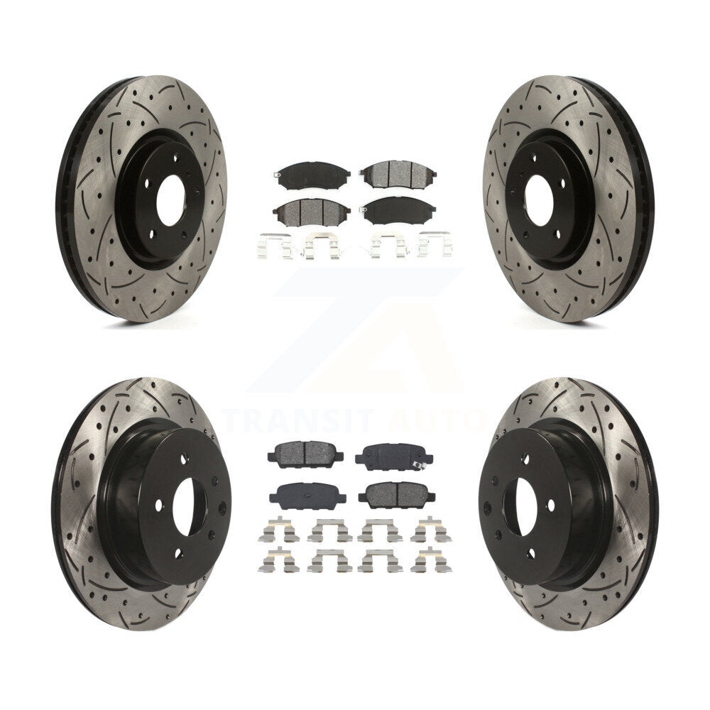 Transit Auto KDS-101617 Disc Brake Kit for 2009-2013 INFINITI G37 - Front and Rear