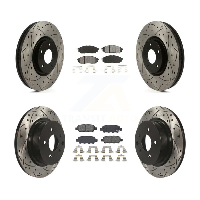 Transit Auto KDS-101617 Disc Brake Kit for 2009-2013 INFINITI G37 - Front and Rear