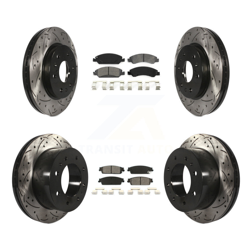 Transit Auto KDS-101618 Disc Brake Kit for 2011 Chevrolet Silverado 1500 - Front and Rear