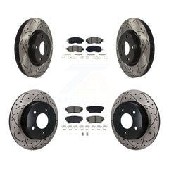 Transit Auto KDS-101621 Disc Brake Kit for 2019-2023 Nissan Altima - Front and Rear