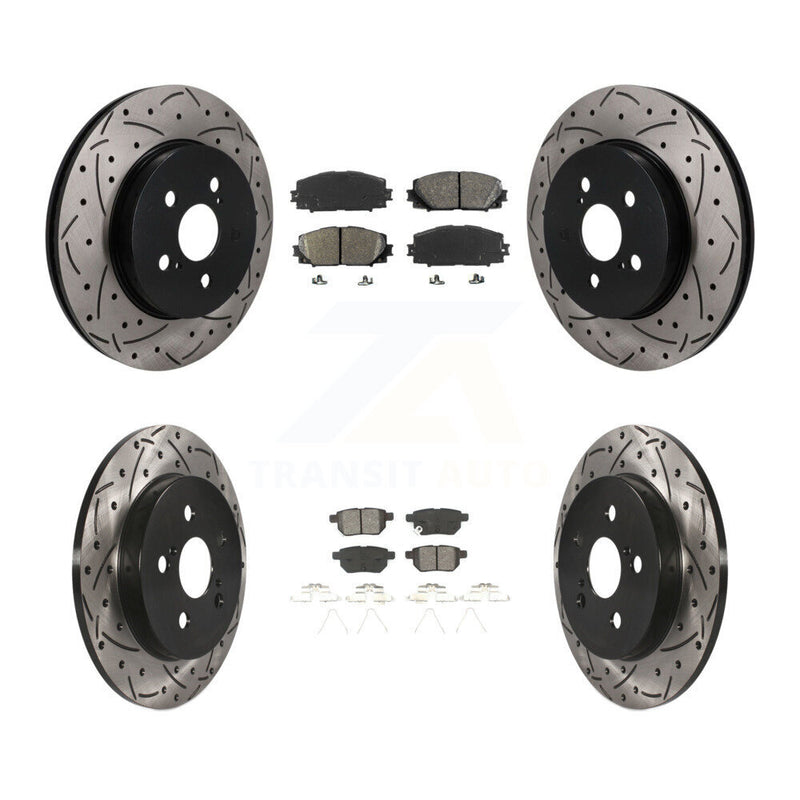 Transit Auto KDS-101622 Disc Brake Kit for 2019 Toyota Prius Prime - Front and Rear