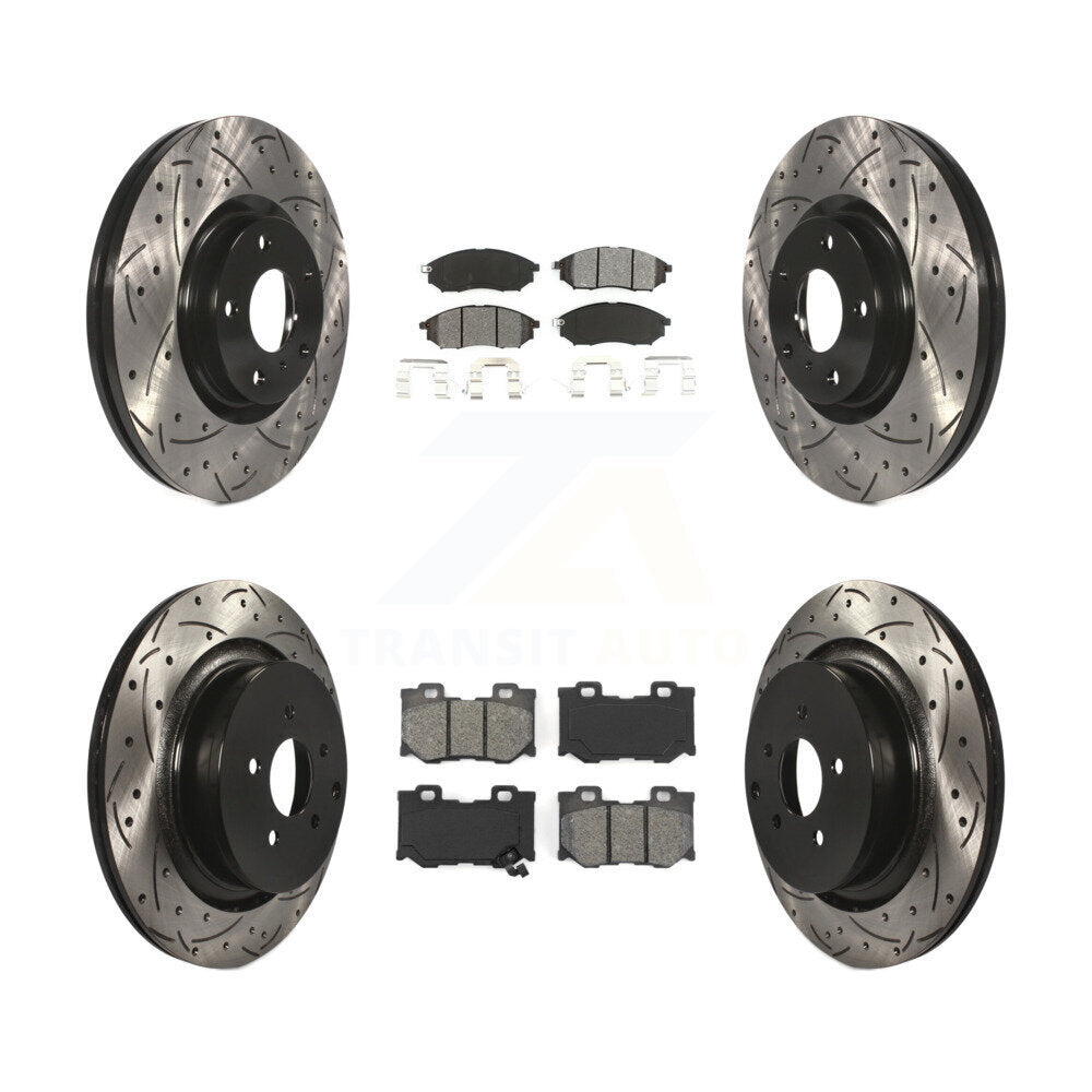 Transit Auto KDS-101623 Disc Brake Kit for 2011-2019 INFINITI Q70L, INFINITI Q70 and More - Front and Rear