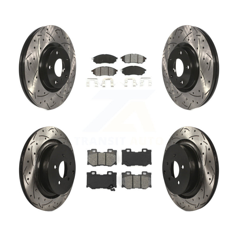 Transit Auto KDS-101623 Disc Brake Kit for 2011-2019 INFINITI Q70L, INFINITI Q70 and More - Front and Rear