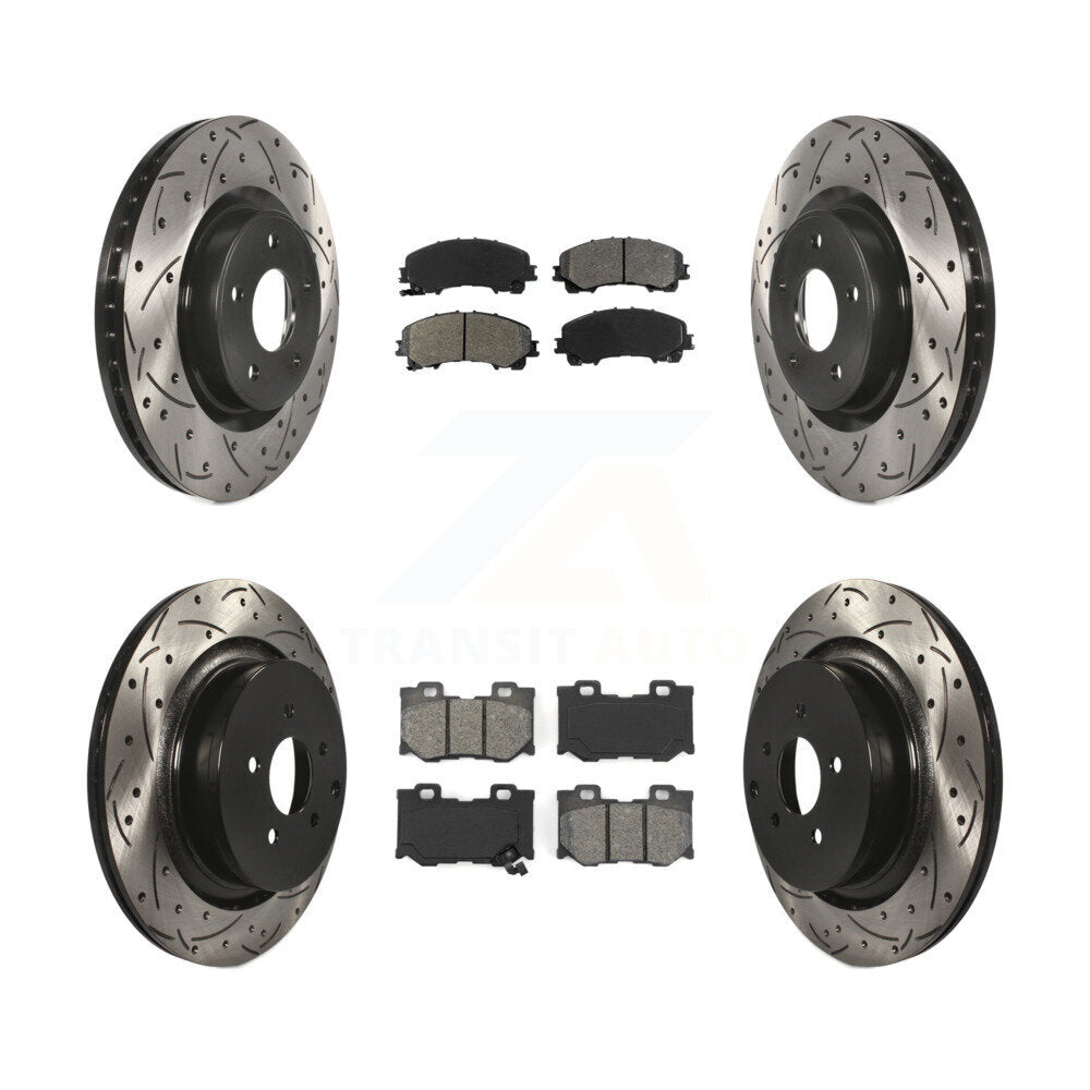 Transit Auto KDS-101624 Disc Brake Kit for 2014-2024 INFINITI Q60, INFINITI Q50 - Front and Rear