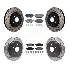 Transit Auto KDS-101625 Disc Brake Kit for 2018 Toyota C-HR - Front and Rear