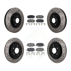 Transit Auto KDS-101627 Disc Brake Kit for 2020-2024 Hyundai Palisade, Kia Telluride - Front and Rear