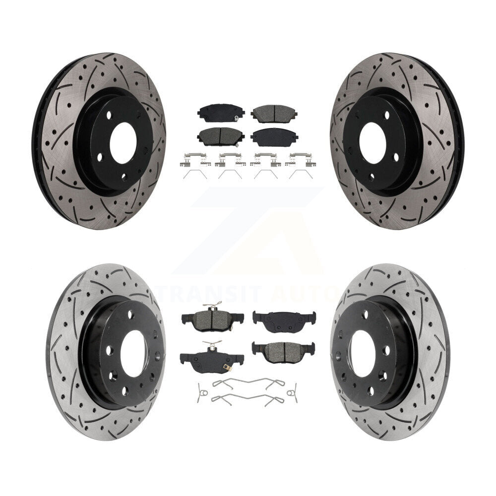 Transit Auto KDS-101628 Disc Brake Kit for 2020-2023 Mazda CX-30 - Front and Rear