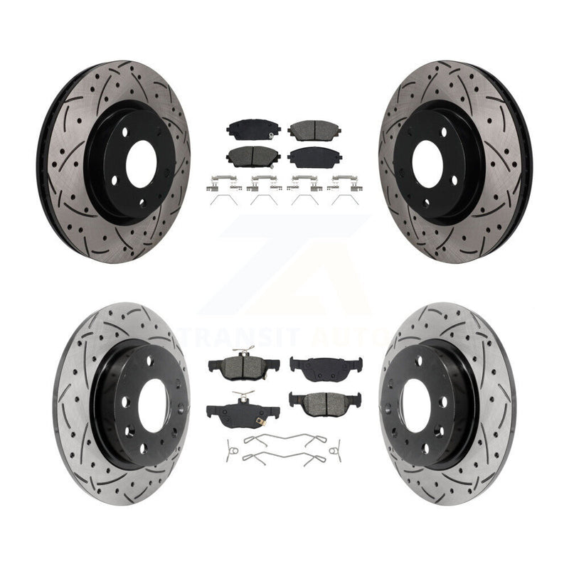 Transit Auto KDS-101628 Disc Brake Kit for 2020-2023 Mazda CX-30 - Front and Rear