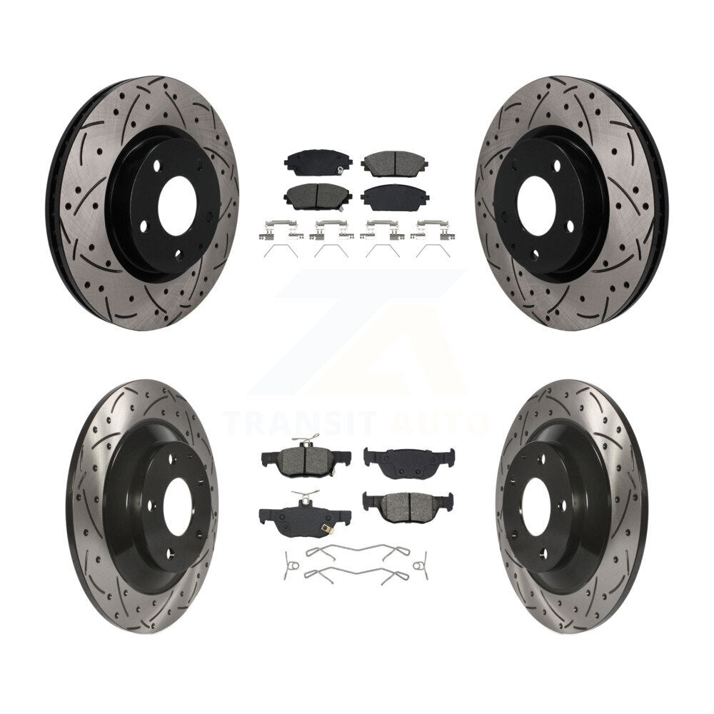 Transit Auto KDS-101629 Disc Brake Kit for 2020-2023 Mazda CX-30 - Front and Rear