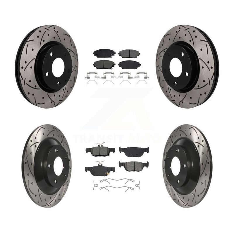 Transit Auto KDS-101629 Disc Brake Kit for 2020-2023 Mazda CX-30 - Front and Rear