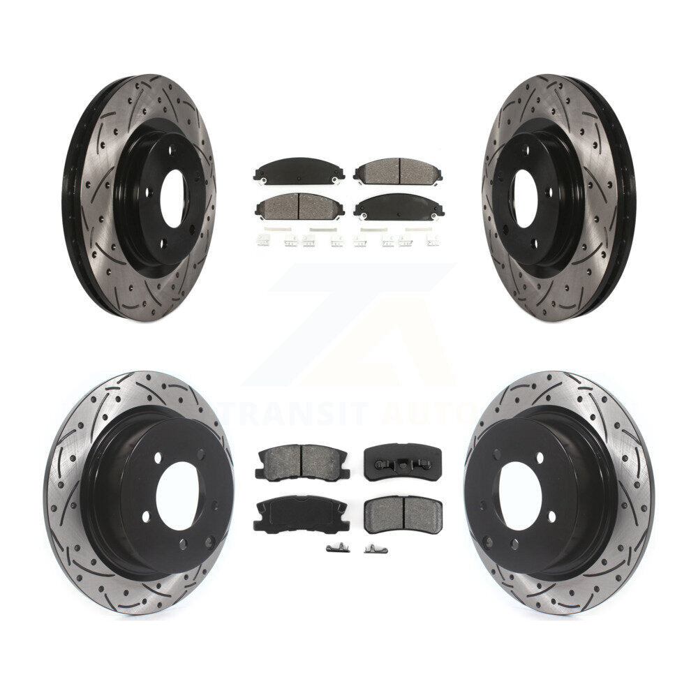 Transit Auto KDS-101630 Disc Brake Kit for 2008-2009 Dodge Caliber - Front and Rear