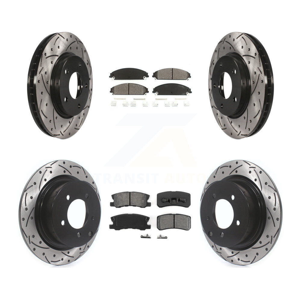 Transit Auto KDS-101631 Disc Brake Kit for 2008-2009 Dodge Caliber - Front and Rear