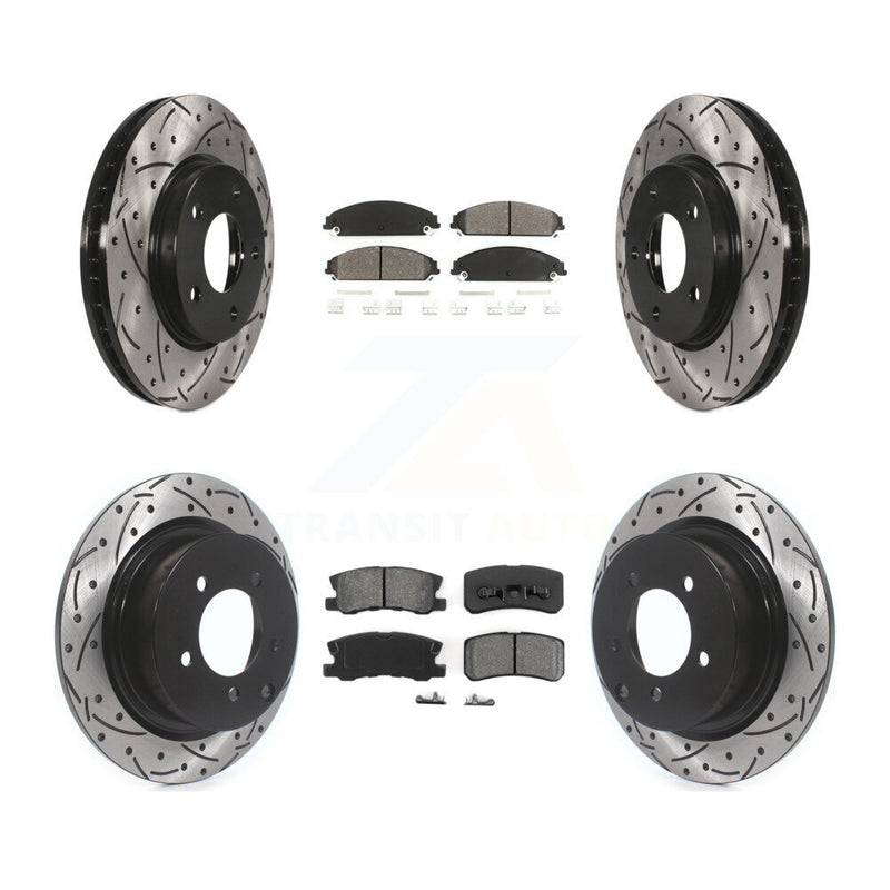 Transit Auto KDS-101631 Disc Brake Kit for 2008-2009 Dodge Caliber - Front and Rear