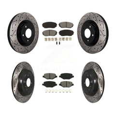 Transit Auto KDS-101632 Disc Brake Kit for 2011-2015 Ford Edge, Lincoln MKX - Front and Rear