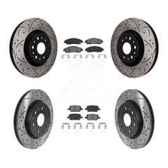 Transit Auto KDS-101635 Disc Brake Kit for 2017-2020 Cadillac XT6, Buick Enclave, Cadillac XT5 - Front and Rear