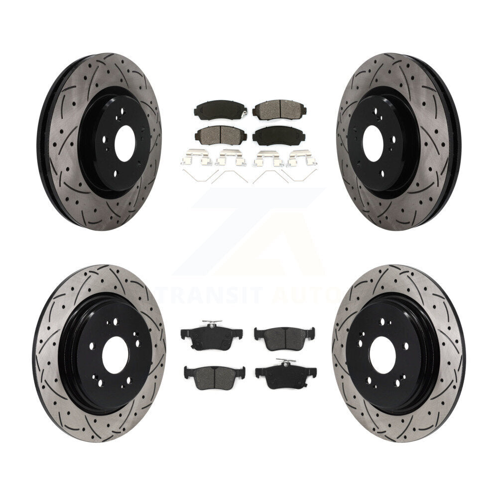 Transit Auto KDS-101638 Disc Brake Kit for 2019-2021 Acura RDX - Front and Rear