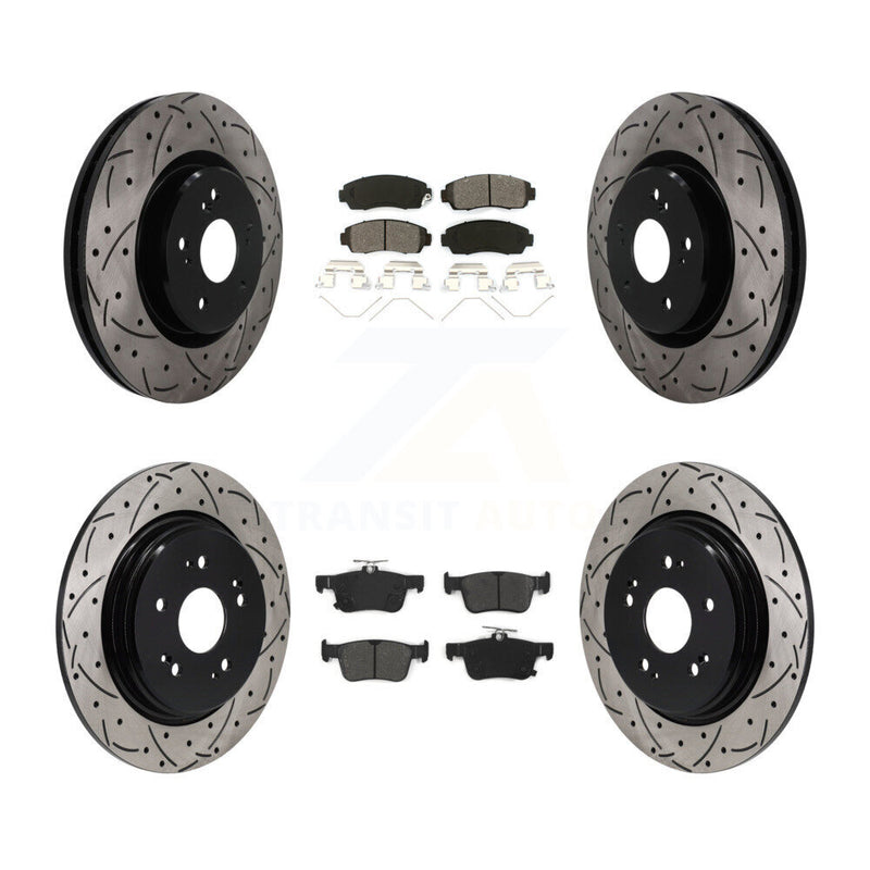 Transit Auto KDS-101638 Disc Brake Kit for 2019-2021 Acura RDX - Front and Rear