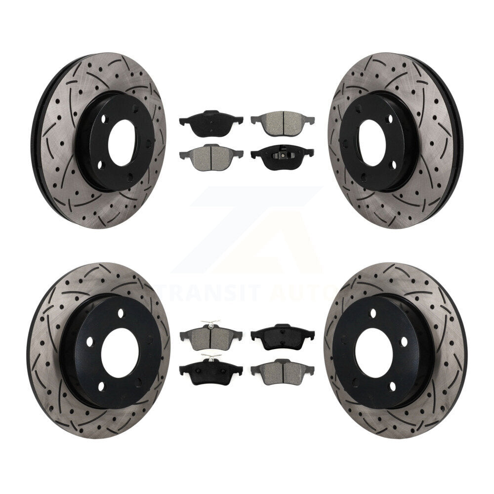 Transit Auto KDS-101640 Disc Brake Kit for 2006-2013 Mazda 3 Sport, Mazda 3 - Front and Rear