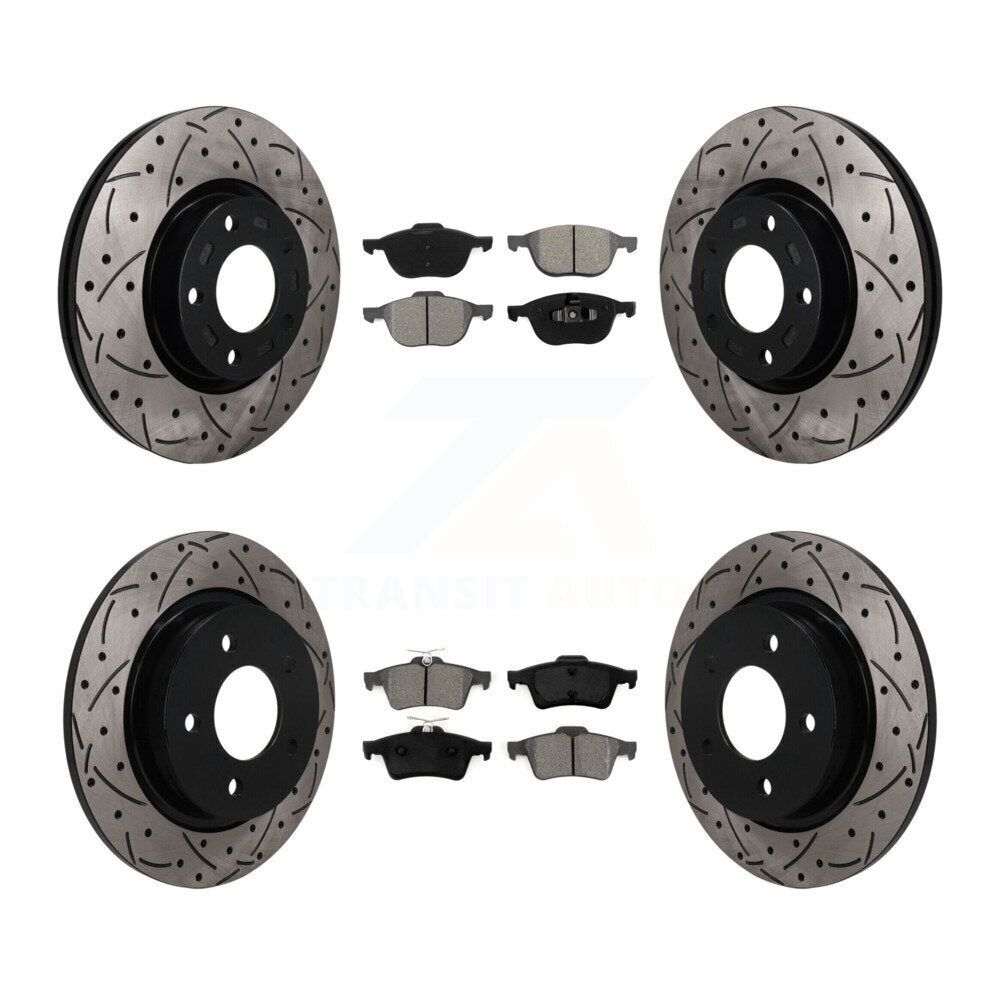 Transit Auto KDS-101641 Disc Brake Kit for 2004-2013 Mazda 3 Sport, Mazda 3 - Front and Rear
