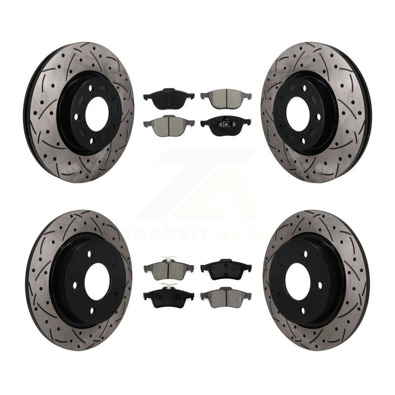 Transit Auto KDS-101641 Disc Brake Kit for 2004-2013 Mazda 3 Sport, Mazda 3 - Front and Rear