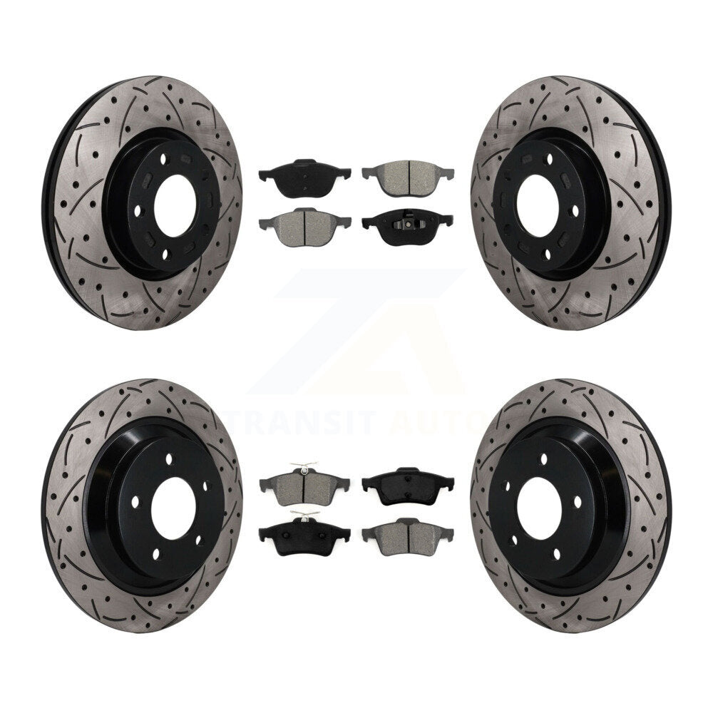 Transit Auto KDS-101642 Disc Brake Kit for 2006-2017 Mazda 5 - Front and Rear